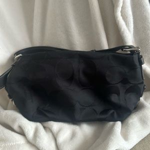 Black like new Coach bag!